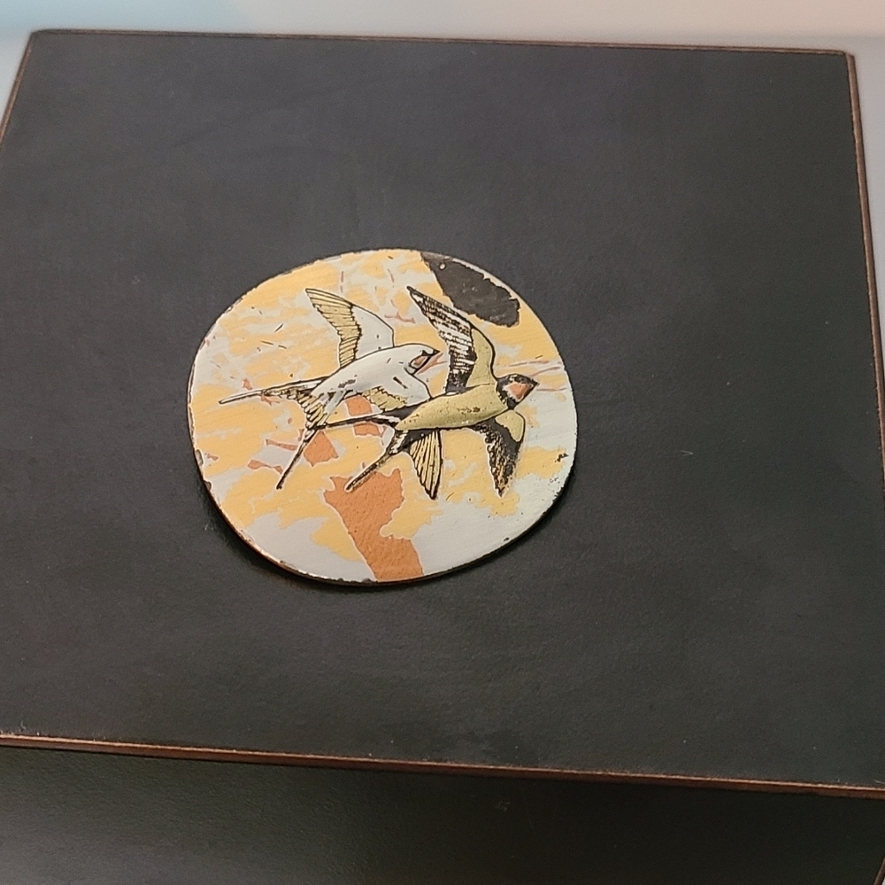 Reed & Barton Damascene Bird Pendant / Brooch